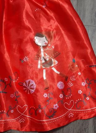 Сукня "червоної шапочки" на 5-6 років5 фото