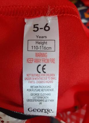Сукня "червоної шапочки" на 5-6 років8 фото
