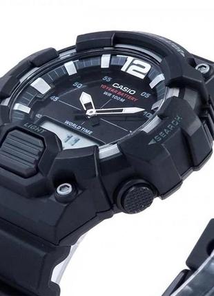 Чоловічий годинник casio sport hdc-700-1avef, чорний колір2 фото