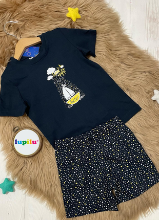 Пижама lupilu 4-5-6 лет. 110/116 футболка и шорты летний домашний костюм набор комплект пижамка для мальчика lidl george primark c&a hm1 фото