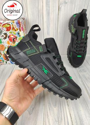 Чоловічі кросівки reebok zig kinetica edge black green