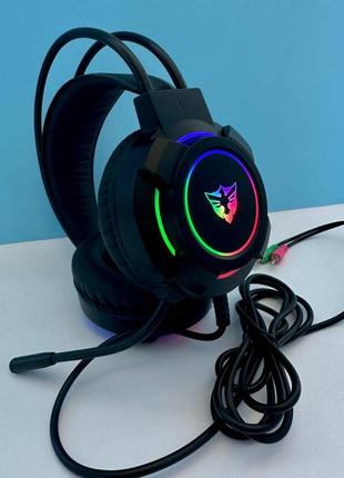 Ігрові комп'ютерні навушники g604 gaming з мікрофоном і rgb підсвічуванням