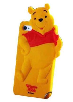 Силіконовий чохол winnie pooh для iphone 4/4s