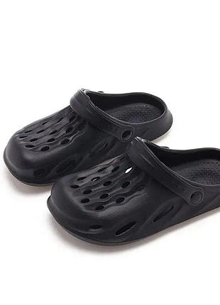Мужские шлепки шлепанцы кроксы летние самбо тапки в бассейн