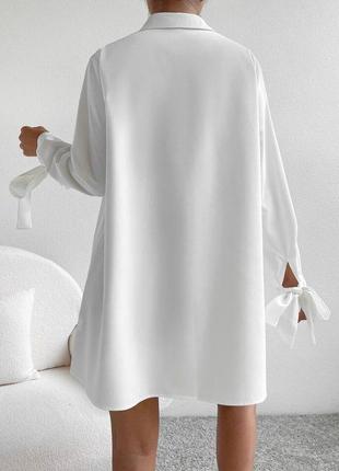 Женское элегантное стильное платье-рубашка свободного кроя, отличное качество4 фото