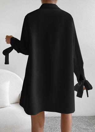 Женское элегантное стильное платье-рубашка свободного кроя, отличное качество8 фото