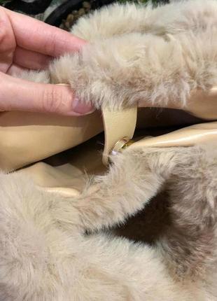 Детская меховая сумка, стильная сумка для девушек.