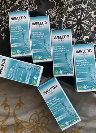 Тоник weleda revitalising розмарин стимулирующий против выпадения веледа для кожи головы укрепляющий для роста роста волос качественный велед тоник3 фото