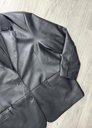 Пиджак с высококачественного кож зама monkl3 фото