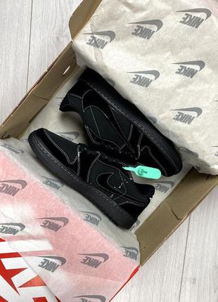 Nike travis scott black phantom/мужские кроссовки/мужские кроссовки6 фото
