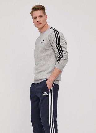 Базовый свитшот adidas performance fleece sweatshirt grey