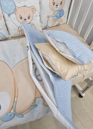 Комплект постель детская с тканевой косичкой7 фото