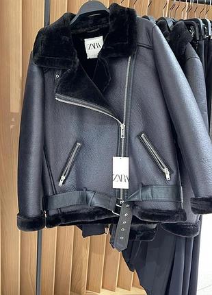 Дубленка zara