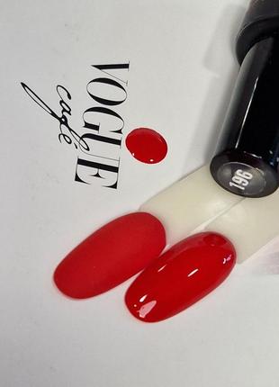 Класичний червоний гель лак