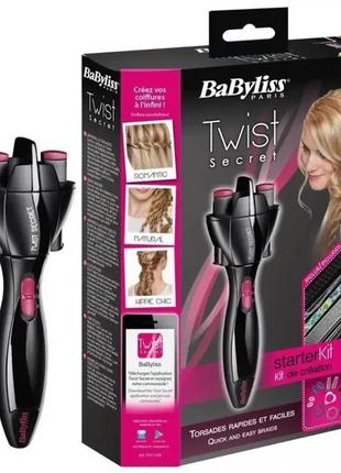 Плойка для плетения косичек babyliss twist secret tw1000e укладка волос в косичку