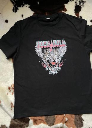 Новая футболка с леопардом rock&roll3 фото