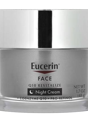 Eucerin q10 revitalize ночной крем против морщин с коэнзимом q10 и про-ретинолом. 48 г