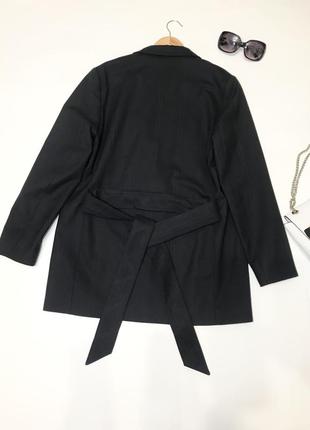 Жакет пиджак прямого свободного кроя с поясом t.hilfiger оригинал4 фото