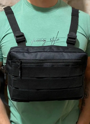 Сумка, нагрудна сумка, розгрузка, тактична сумка, чоловіча сумка1 фото