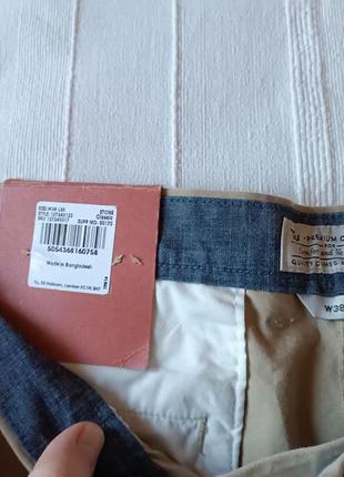 Чоловічі брюки штани чінос від бренду tu бежеві нові р.w38 l3010 фото