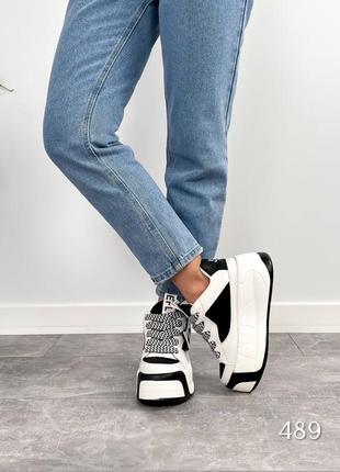 Кеди vovk , кеди на високій підошві із вовком