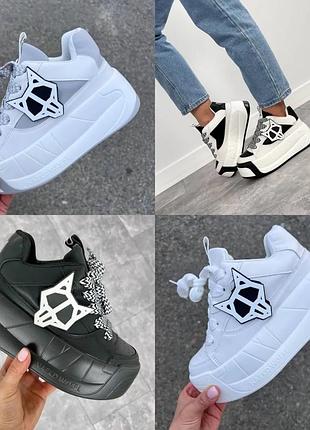 Кеди vovk , кеди на високій підошві із вовком