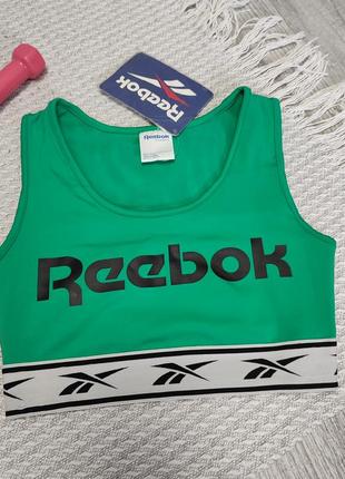 Топ спортивный reebok кроп-топ для тренировок и фитнеса3 фото