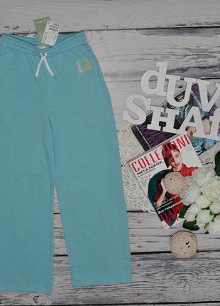 11-12/12-13/13-14/14+ р h&m нові фірмові базові спортивні штани палаццо спортивки з принтом la4 фото