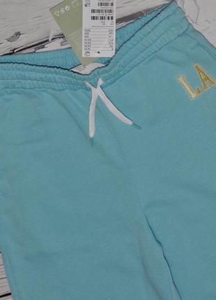 11-12/12-13/13-14/14+ р h&m нові фірмові базові спортивні штани палаццо спортивки з принтом la5 фото