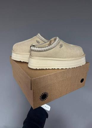 Жіночі уггі ugg tazz platform mistard seed premium4 фото