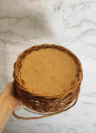 Кошик для квітів з лози 4