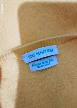 Лаконичный базовый шерстяной кардиган знаменитого итальянского бренда benetton6 фото