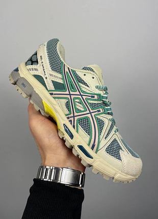 Жіночі кросівки asics gel kahana 8 ‘beige green’