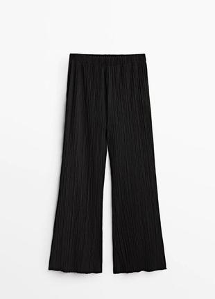 Брюки жатка плиссировка легкие брюки