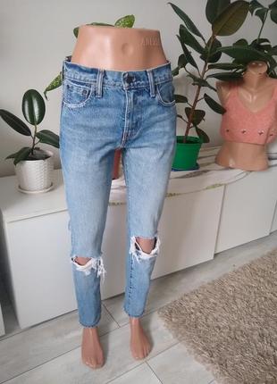 Джинсы рванки levis9 фото