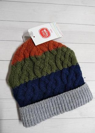 Вязаная шапочка cool club на объем головы 40/42 см