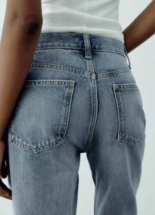 Zara джинсы straight fit 34, zara женские джинсы 383 фото
