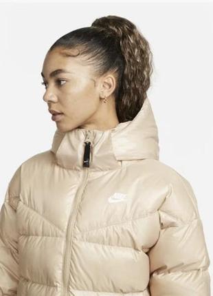 Бежева nike thermafit city nike craigslist therma-fit пуховик куртка парка3 фото