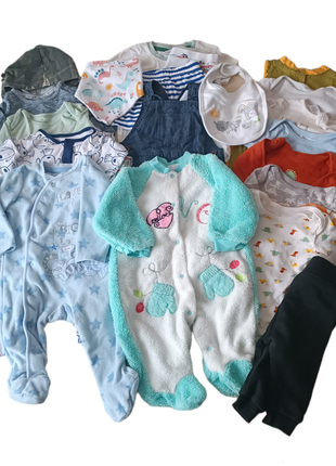Великий пакет одягу для малюка хлопчик 3-6 міс комплект фірмового одягу для хлопчика 7
