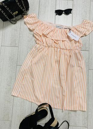 Нове жіноче літнє плаття ivyrevel в яскраву смужку