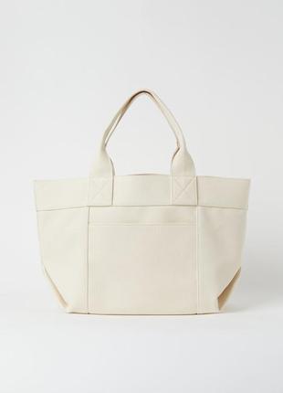 Сумка h&amp;m canvas shopper