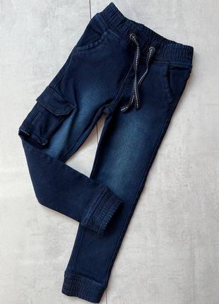 Утепленные джинсы 116(3)