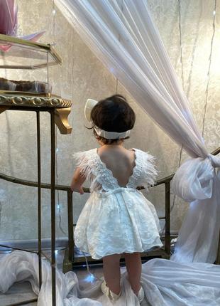 Красивое нарядное боди платье на 1 годик9 фото