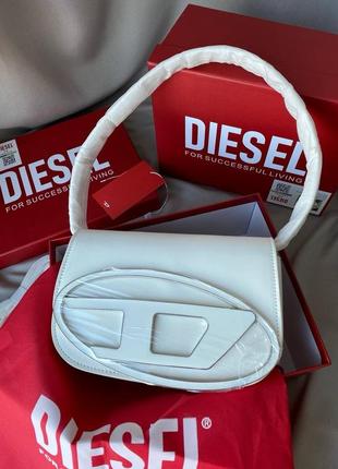 Популярна преміальна біла diesel шкіряна жіноча сумка дизель хіт