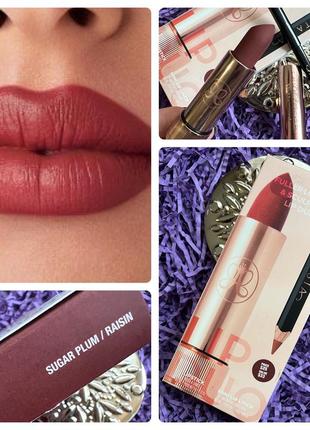 Роскошный набор для губ anastasia fuller looking & sculpted lip duo sugar plum / raisin lip liner