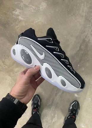 Мужские кроссовки nike nocta glide drake black white / найк нокта дрейк черно-белые демисезонные на весну/лето/осень/ для спорта