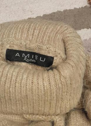 Шерстяной свитер amisu.