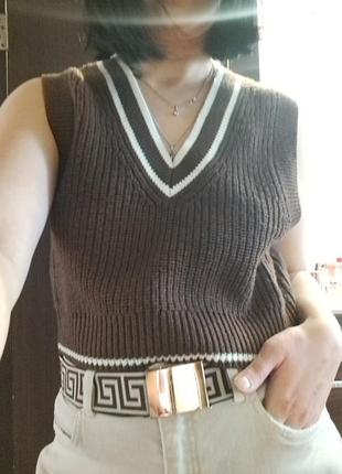 Жилетка v-образный вырез 🤩
