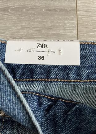 Джинси прямі zara6 фото