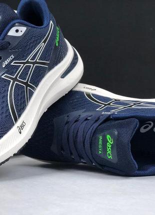 Чоловічі спортивні сині кросівки сітка  в стилі asics gel-excite 10 🆕 асикс2 фото